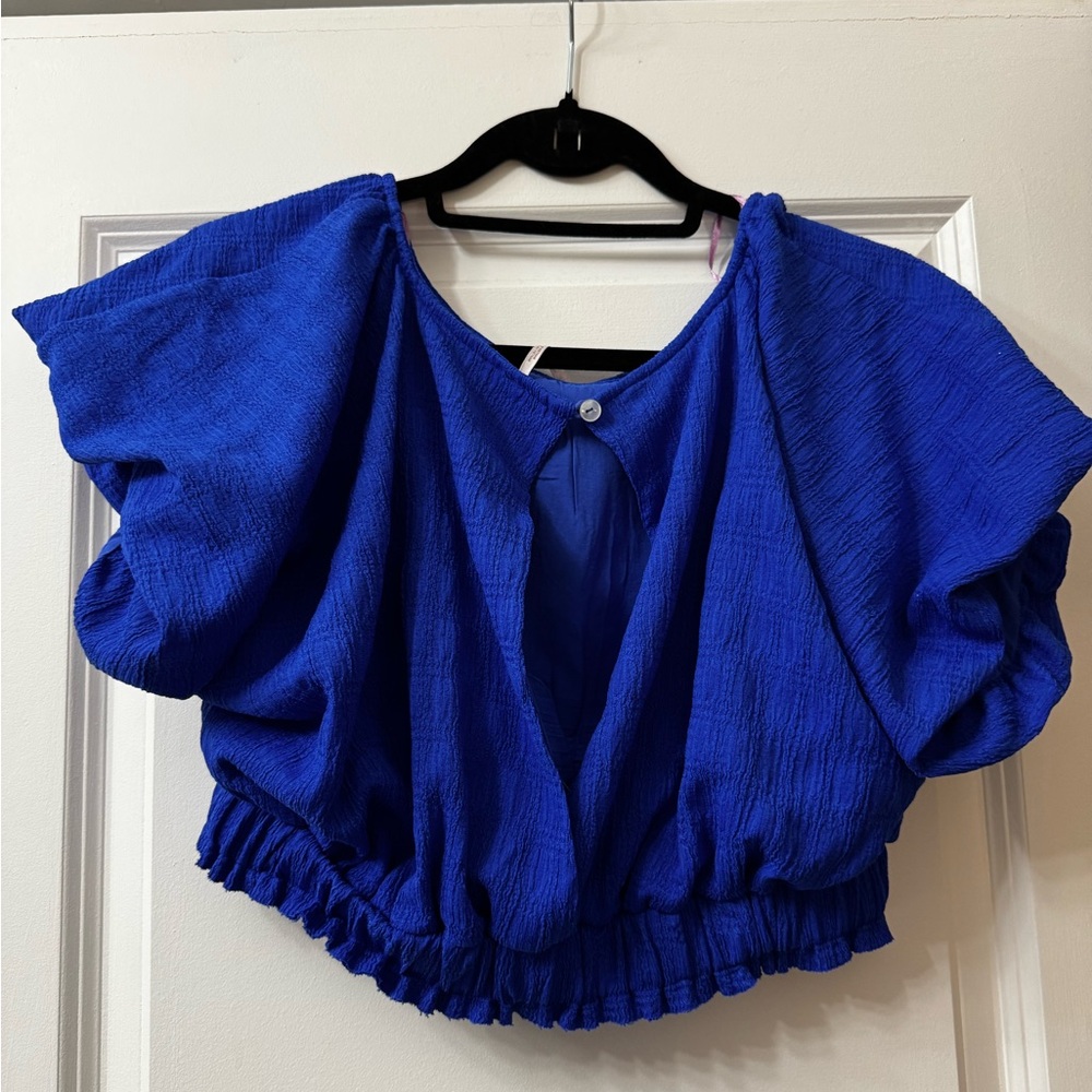 Free People Tovah Set in Royal Blue (L) NWT - Picture 3 of 6